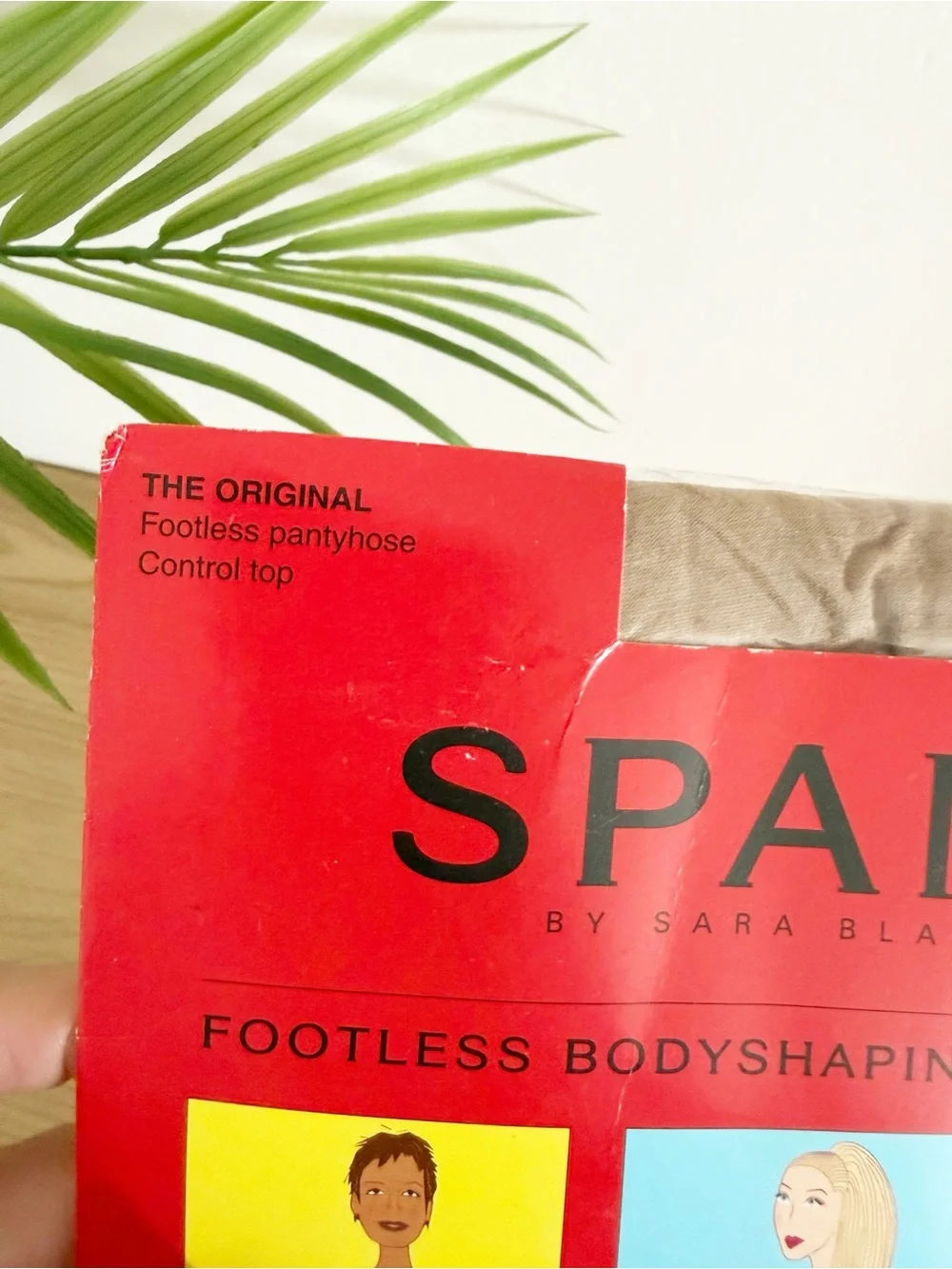 Vintage new Spanx Original Footless Bodyshaping Pantyhose Control Top Spice B